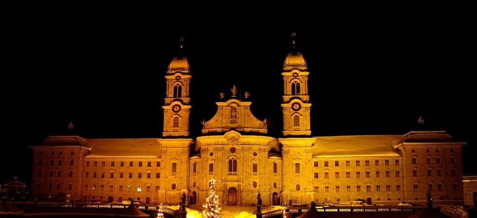 Una vista panoramica di Einsiedeln